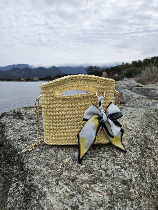 Sac "ACQUA" jaune pâle