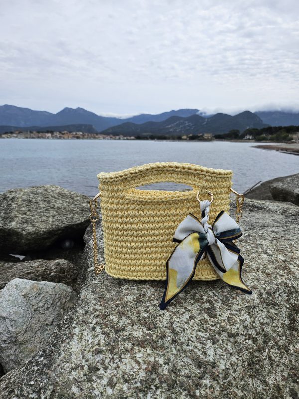 Sac "ACQUA" jaune pâle – Image 3