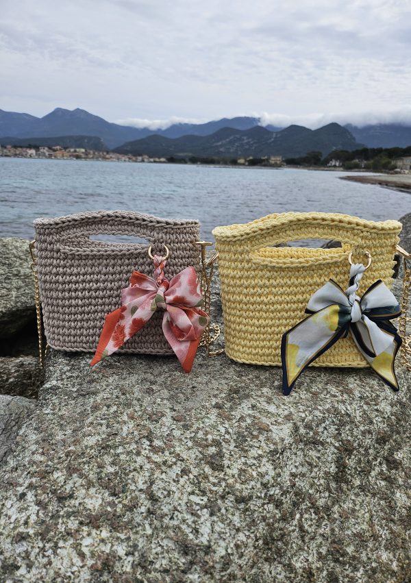 Sac "ACQUA" jaune pâle – Image 2